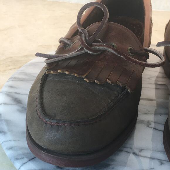 G. H. Bass & Co. Brown WEEJUNS Leather Loafer Men's Size 8 1/2 - Picture 9 of 16